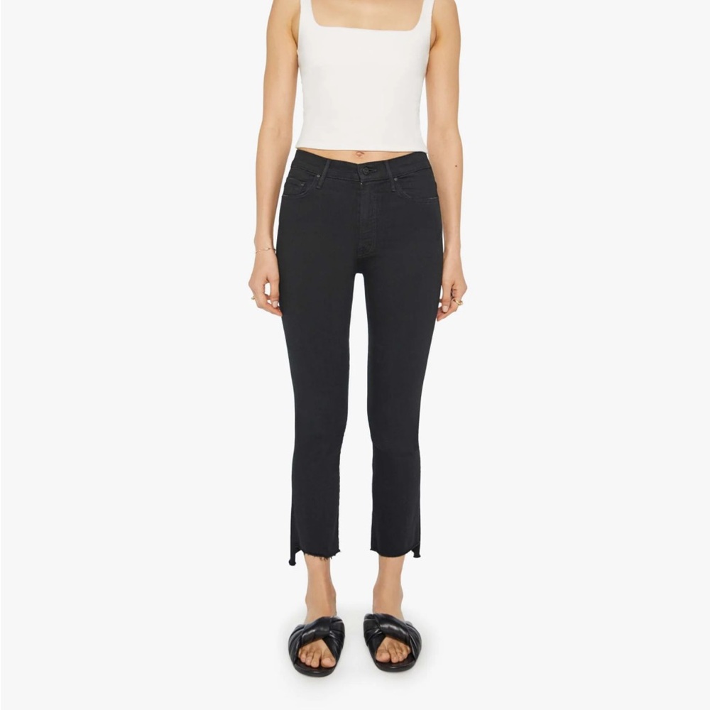 MOTHER Insider Crop Step Fray
